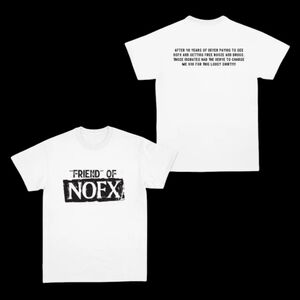 NOFX Final Tour "Friend" of NOFX T-shirt XL NWT